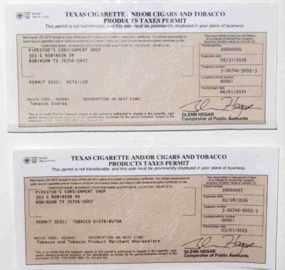 tobacco permit in texas What Does Pipestud's Consignment Shop Look Like?