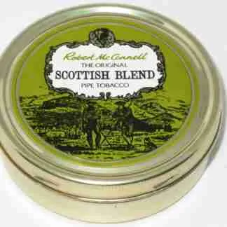 Robert McConnell's Original Scottish Blend 50g tins - 1980s era & Made by Robert McConnell's in England