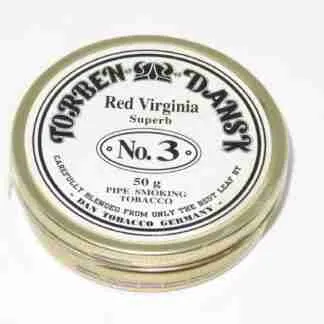 Dan Tobacco's Torben Dansk Red Virginia Superb 50g tin - Made in 2002