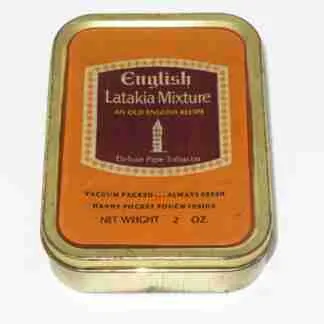 Niemeyer's English Latakia Mixture 2oz tin - 1970's era