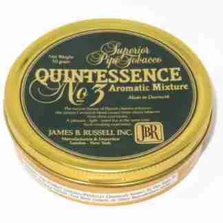 JBR's Quintessence NO 3 in 50g tins - 1990's era & Made by Mac Baren