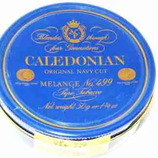A&C Petersen Caledonian Original Navy Cut No. 499 in 50g tins - Late 1990's - Early 2000's era (One Tin Per Customer)