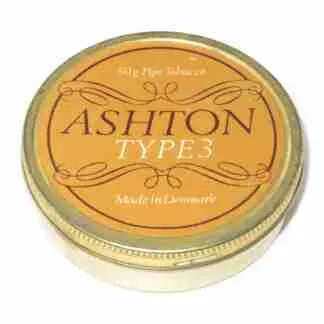 Ashton Type 3 in a 50g tin - 1990's era & Made by Orlik in Denmark